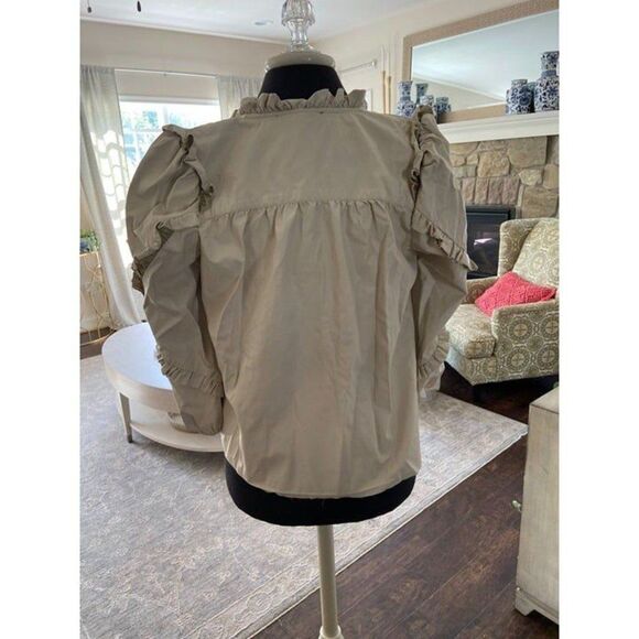 Taupe Olivaceous Shirt (Size small) - Picture 3 of 5